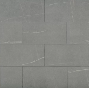 Matte Porcelain Tile in Argent - porcelain tile